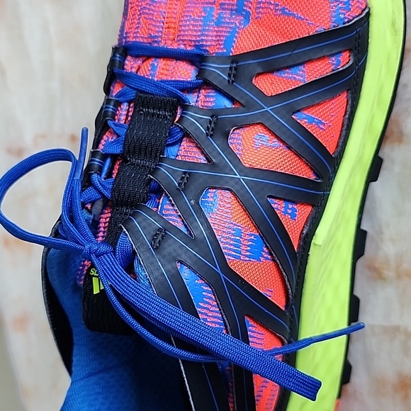 Adidas Men\'s Vigor Bounce Trail Runner Blue/Black/Slime main image 5